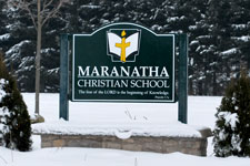 Maranatha Christian School - Sign